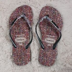 Havaianas Multicolor Glitter Sandals